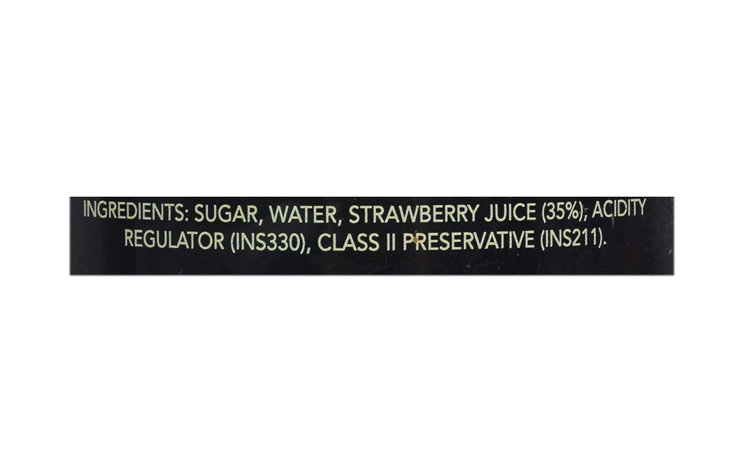 Marim Bula Strawberry Fruit Syrup    Bottle  1 litre